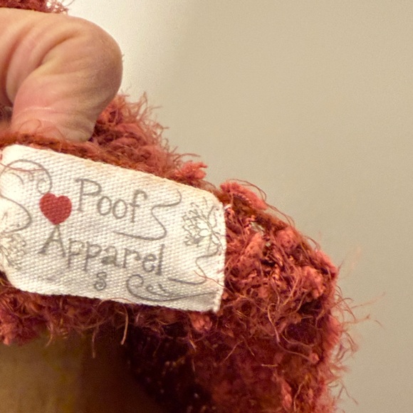 Poof! Textured Rust V-Neck Sweater - Picture 3 of 5